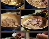 A picture of step 1 of AMIEs CHICKEN and PORK ADOBO.