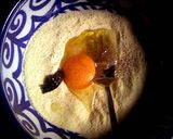 A picture of step 1 of Pasta alla Puttanesca with Handmade Black Pasta.