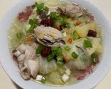 柚子紅棗枸杞雞湯（大同電鍋料理）的食譜步驟7照片