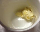 A picture of step 1 of Egg-free Cake in a Mug Made with Pancake Mix.