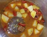 A picture of step 2 of Aloo ki Tahiri.