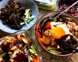 A picture of step 6 of Bibimbap #WYH.