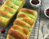 Foto langkah ke 4 dari resep Roti Sobek Pandan isi coklat keju.