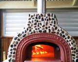 A picture of step 1 of Wood fired cheeseburger pizza.