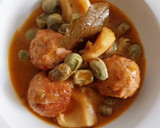 Foto del paso 8 de la receta: Albóndigas con sepia y habas