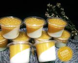 Foto langkah ke 5 dari resep Puding Lapis Mangga Susu.