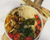 Φωτογραφία βήματος 4 της συνταγής Chicken salad bowl χωρίς λάδι