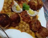 صورة لخطوة 3 من وصفة طجين خوخ وكريات لحم