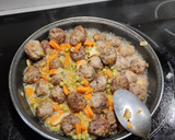 Foto del paso 3 de la receta: Albóndigas a la jardinera 🥕🍄🥔