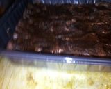 A picture of step 3 of Gooey brownie bars.