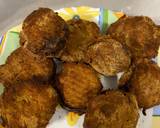 Onion ringsLeftover Aloo sabzi recipe step 6 photo