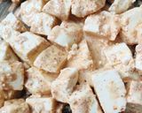 A picture of step 2 of Chilli Paneer.