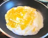 A picture of step 9 of Simple Hiroshima-style Okonomiyaki in a Frying Pan.