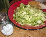 A picture of step 2 of Zesty cucumber and celery potato salad.