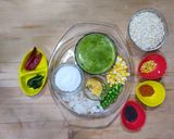 A picture of step 1 of Oats Upma.