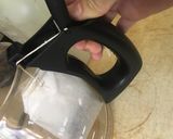 A picture of step 1 of Sweet tea in coffee pot.