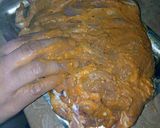 A picture of step 1 of Spicy mutton leg roast.