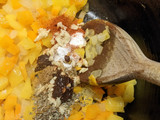 Mexican black bean and sweetcorn soup