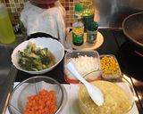 รูปขั้นตอนการทำที่ 1 ของ ข้าวผัดไข่เด็กน้อย