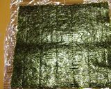 A picture of step 3 of California Rolls.