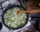 A picture of step 1 of Lasagna.