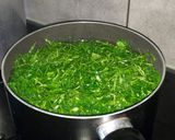 A picture of step 9 of Collard Greens and Bean Soup.