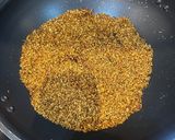 A picture of step 1 of Kerisik - Coconut Butter - Used in Indonesian / Asian cooking.