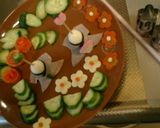 A picture of step 4 of Hina Matsuri Sushi Cake.