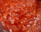 A picture of step 5 of Schezwan Chutney.