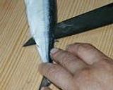 A picture of step 6 of Fresh Pacific Saury Prepared with a Home Kitchen Knife (Sashimi and Cured with Vinegar).
