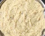 A picture of step 3 of Cashew kalakand.