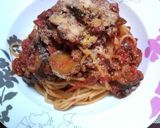 A picture of step 11 of Easy Bolognese with Canned Tomatoes, Eggplant, and Ground Meat.