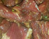 A picture of step 1 of Azie's beef stew for 2! (Crock pot version).
