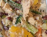 A picture of step 7 of Chicken Pot "pie".