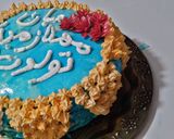عکس مرحله 1 از دستور ایده تزئین کیک با خامه سس فرانسوی
