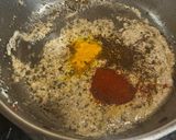 A picture of step 2 of Bhogichi Bhaji.