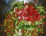 A picture of step 2 of Veg Biryani.