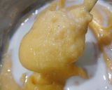 A picture of step 1 of Pap & akara bean balls with sweet plantain (Breakfast).
