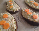 Foto del paso 12 de la receta: Berenjenas rellenas con puré de garbanzos enriquecidas con Agua de Mar