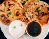 A picture of step 5 of Tasty healthy nutritious Sattu powder high protein Chilla.