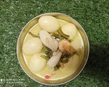 Foto langkah ke 4 dari resep Gulai udang telor kacang panjang.