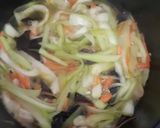 Foto langkah ke 3 dari resep Cah Labu Wortel Jamur.