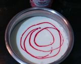 A picture of step 2 of Rose Lassi.