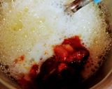 A picture of step 1 of Egg yolk french toast.