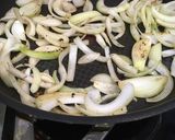 A picture of step 5 of Hamburger steak.