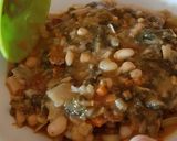 A picture of step 6 of Gluten-Free Cabbage and Bean Soup.
