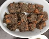 Une image de l'étape 4 de °Saumon en croûte de tapenade et légumes rôtis°.
