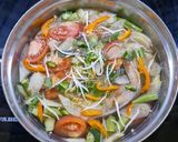 Hình bước làm 1 của món Canh chua cá bớp
