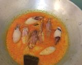 Foto langkah ke 5 dari resep Gulai cumi isi tahu.