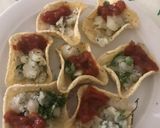 A picture of step 2 of Indiamerican fusion Taco chat.